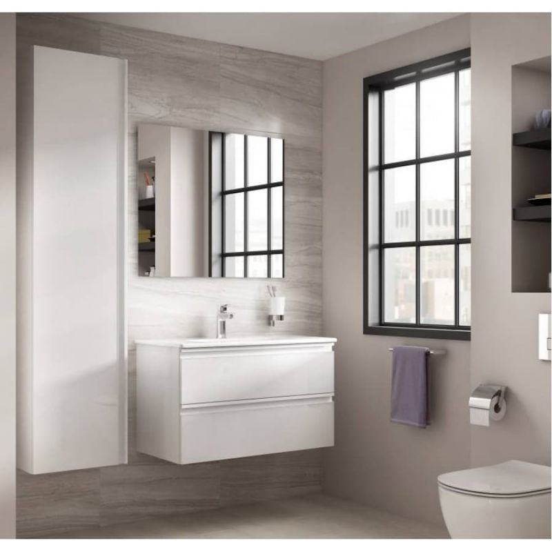 COLOANA SUSPENDATA TESI 40X30X170 CM, ALB LUCIOS